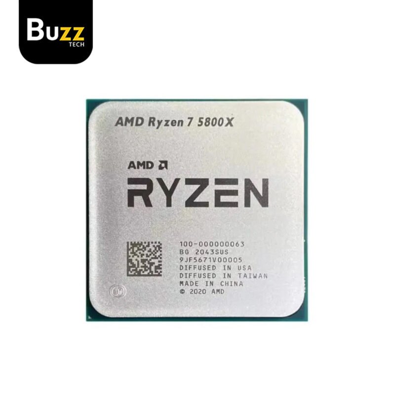 AMD Ryzen 7 5800X Processor Tray 8 Cores 16 Threads 32MB Cache 3.8 GHZ UP TO 4.7 GHZ 3YEAR