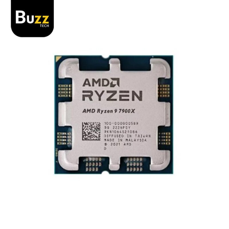 AMD Ryzen 7 9700X Processor 8 Core 16 Thread Up to 5.5 GHz, 65W TDP, DDR5, PCIe 5.0, Radeon Graphics Unlocked Desktop 3YEAR