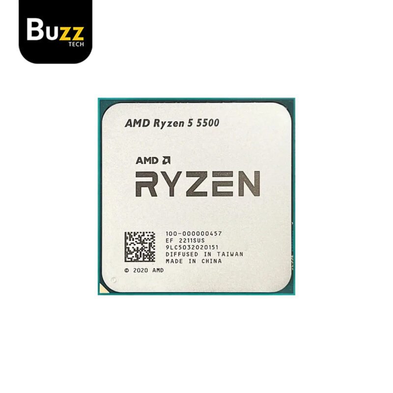 AMD Ryzen 5 5500 Tray 6 Core 3.6 GHz 4.2 GHz Turbo AM4 PROCESSOR Socket 1YEAR